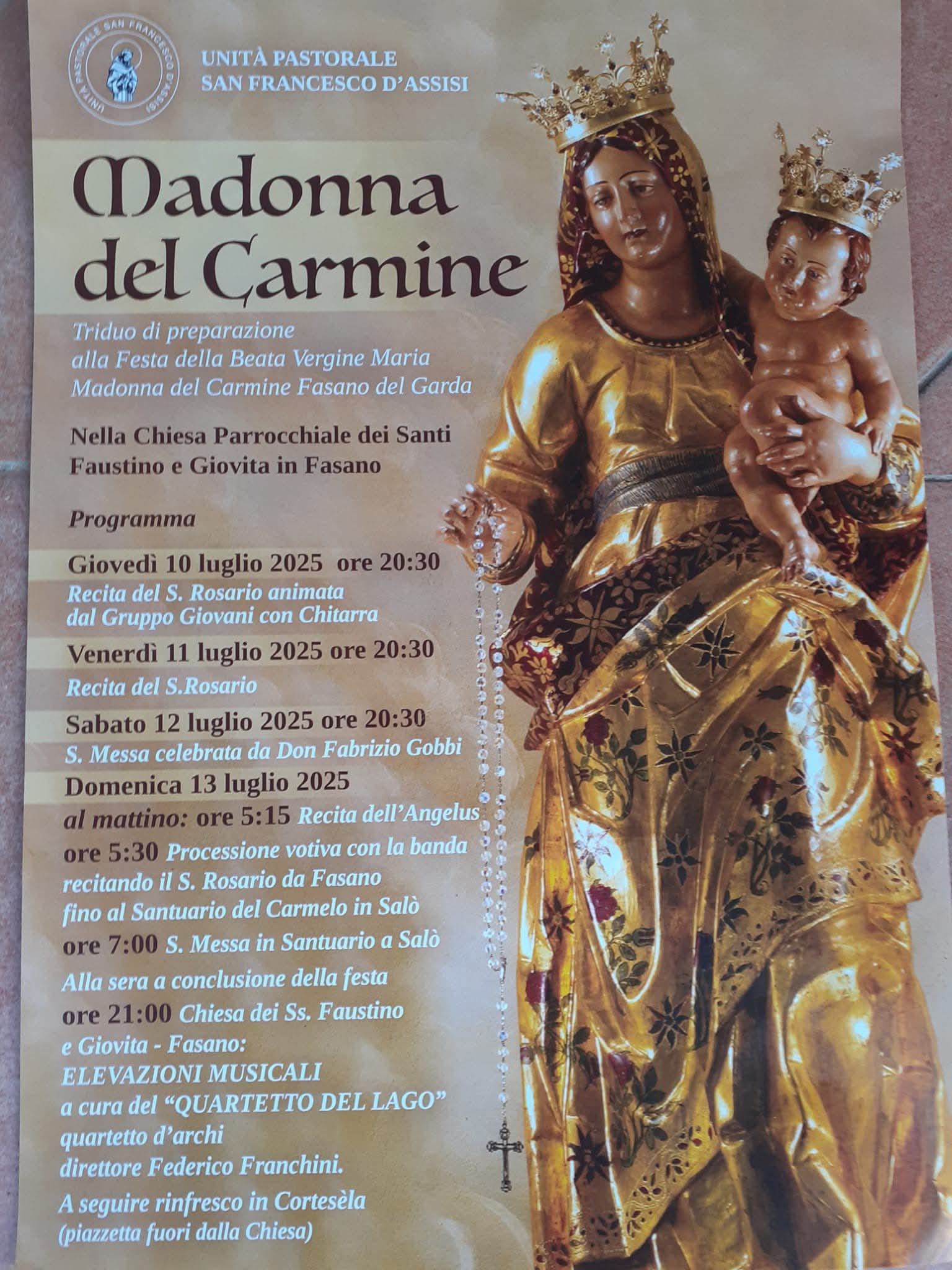 Madonna del Carmine 2025