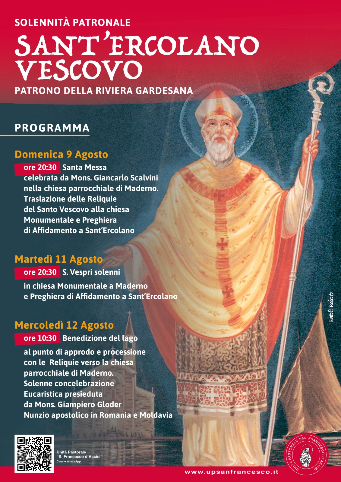 Sant'Ercolano Vescovo - Patrono della riviera gardesana