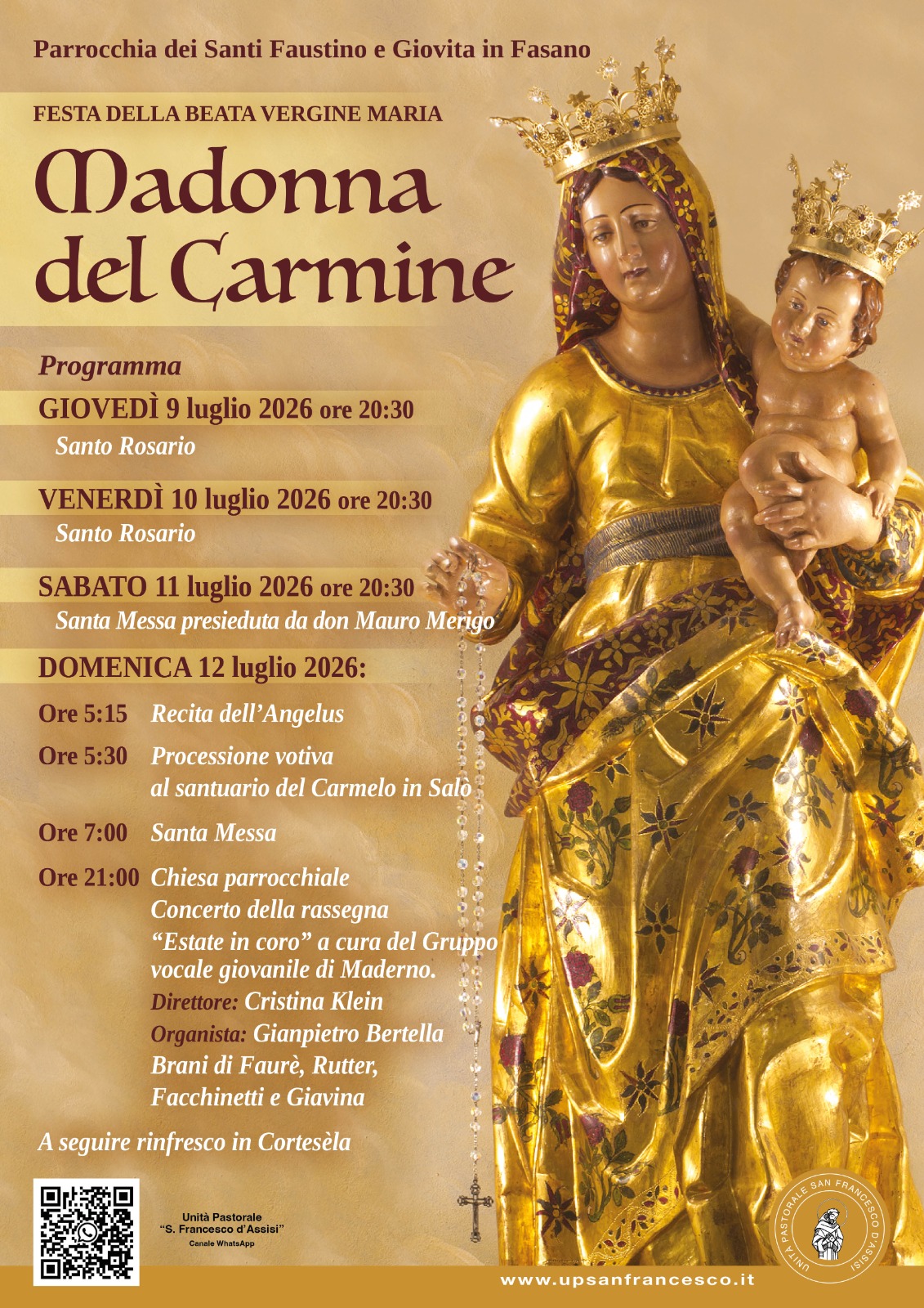 Madonna del Carmine 9-12 luglio 2026