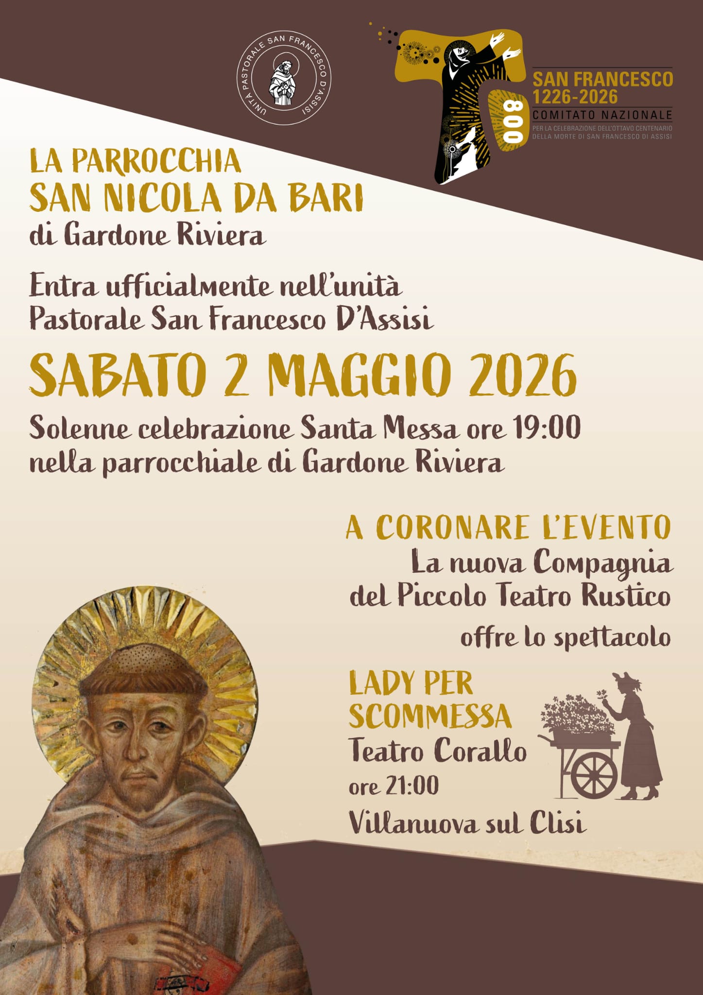 La parrocchia San Nicola da Bari di Gardone Riviera entra ufficilamente nell'Unità Pastorale San Francesco D'Assisi