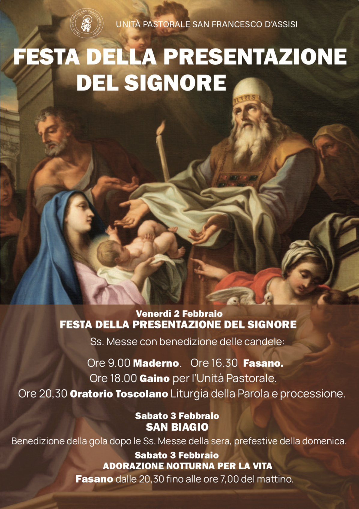 Festa delle Presentazione del Signore 2024